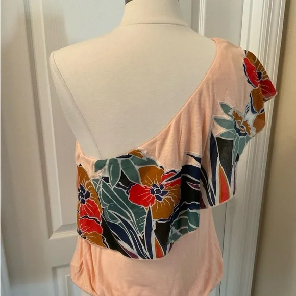 NWT Free People Annka Bubble One Shoulder Top - Picture 6 of 8